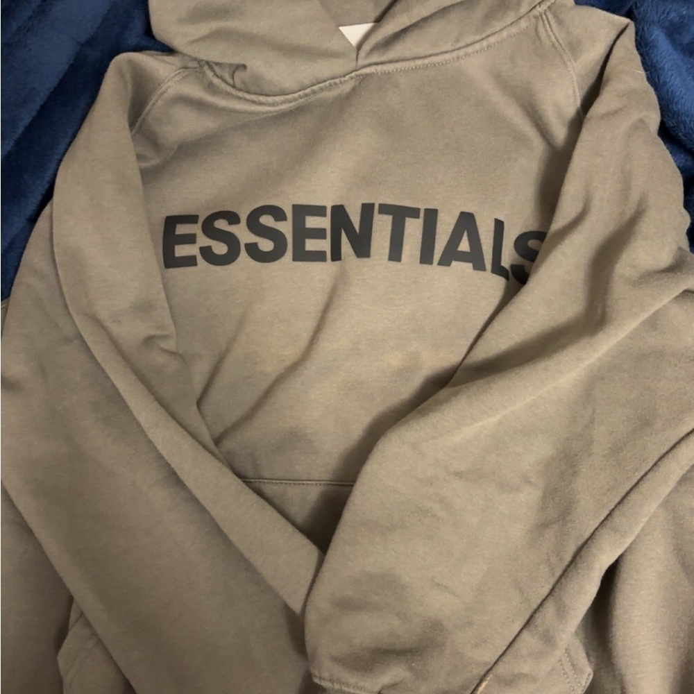 Fear of God Essentials Taupe Hoodie